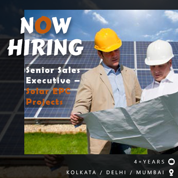 Sales Manager / Senior Sales Executive – Solar EPC Projects