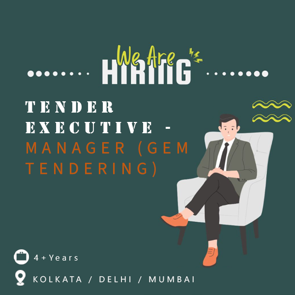 Tender Executive - Manager (GEM Tendering)