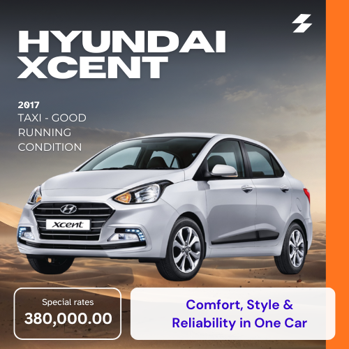 2017 Hyundai Xcent Taxi - Good Running Condition