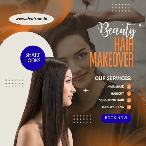 Professional Hair Styling & Grooming Services at Home